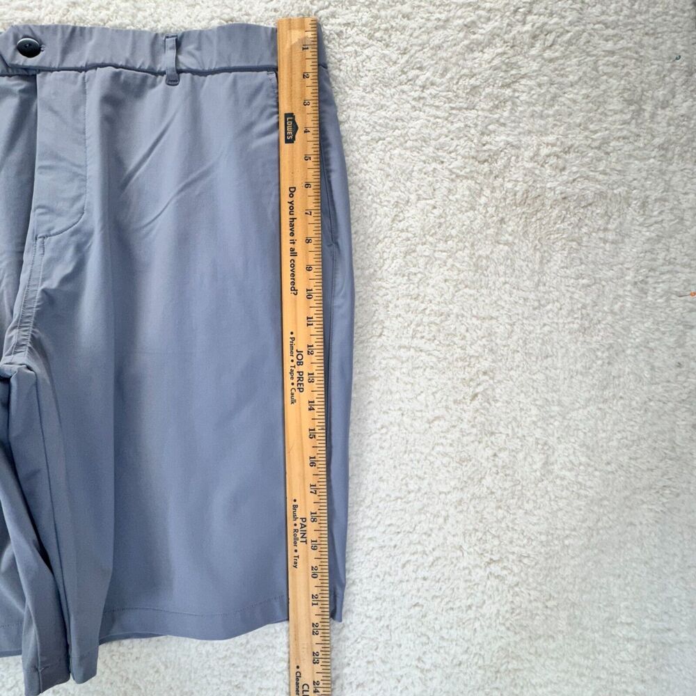 Greyson Shorts Men Size 40 Gray Chino Golf Stretch Comfort Pockets Wolf Preppy - Picture 5 of 13